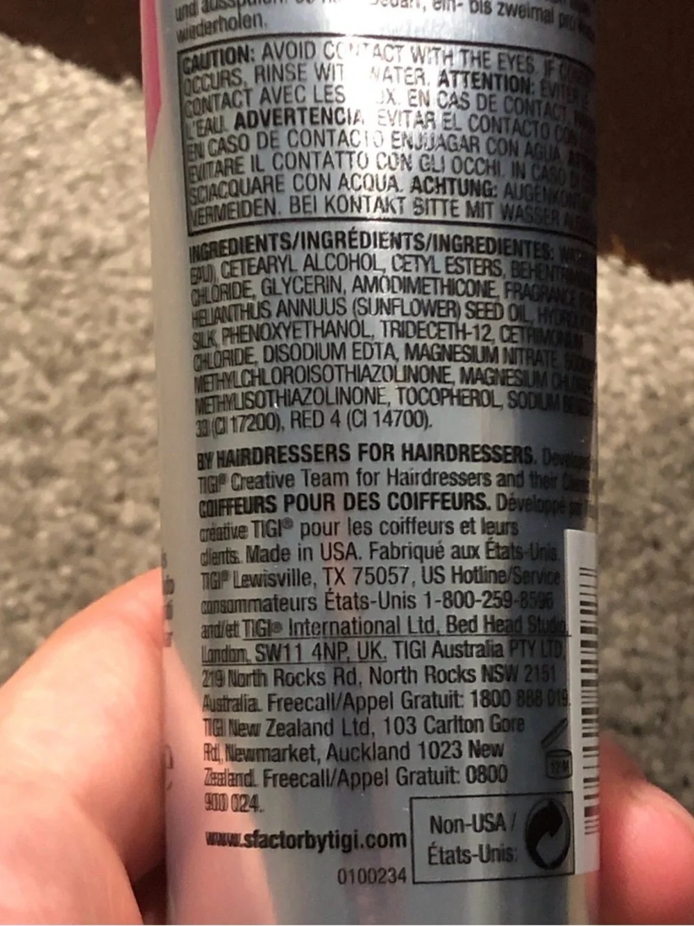 TIGI S-Factor Serious Conditioner, Sensational Repair For Damaged Hair, 5.07oz